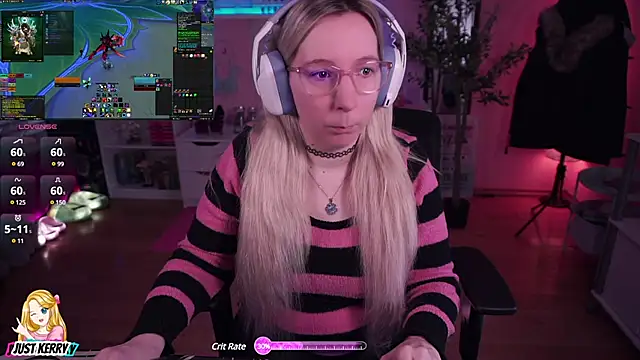 Snapshot of JustKerry chatting on January 2025 09:41:02 AM JustKerry online show from January 2025 09:41:02 AM